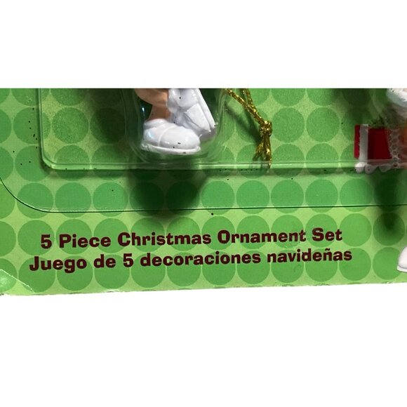 M&M Christmas Ornament Set By Kurt S. Adler 5 Piece Holiday Decoration - Picture 7 of 12